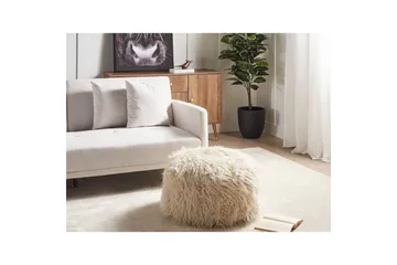Sittepuff Tukki Beige - Beige - Møbler - Stoler & lenestoler - Krakk - Puff