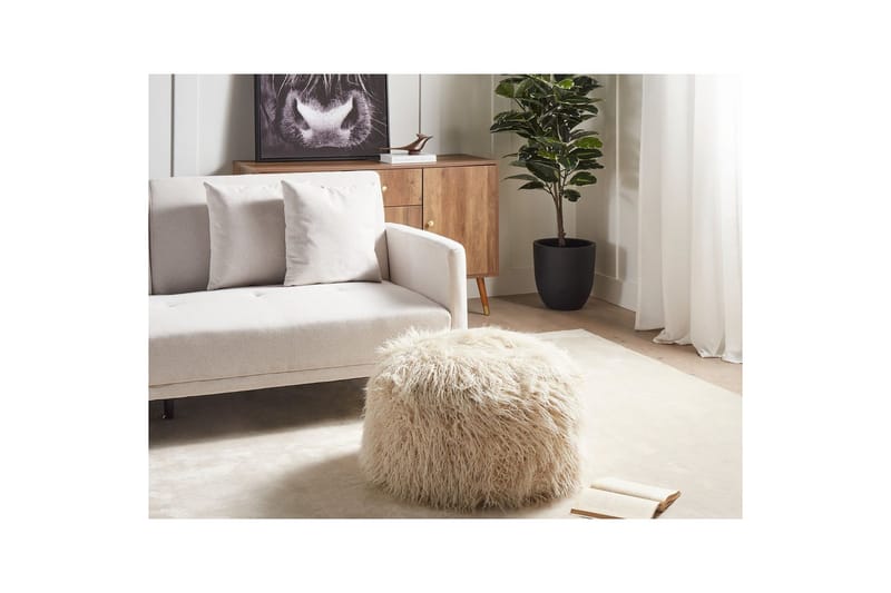 Sittepuff Tukki Beige - Beige - Møbler - Stoler & lenestoler - Krakk - Puff