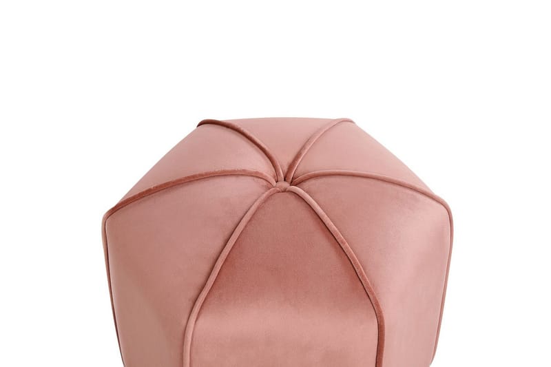 Sittepuff Wishek Rosa - Rosa - Møbler - Stoler & lenestoler - Krakk - Puff
