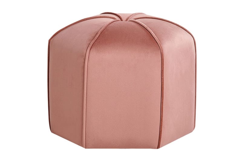 Sittepuff Wishek Rosa - Rosa - Møbler - Stoler & lenestoler - Krakk - Puff