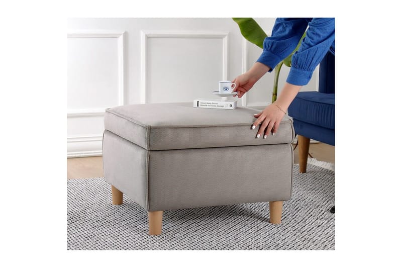 Sufian Fotskammel 63 cm - Brun - Møbler - Stoler & lenestoler - Krakk - Fotskammel