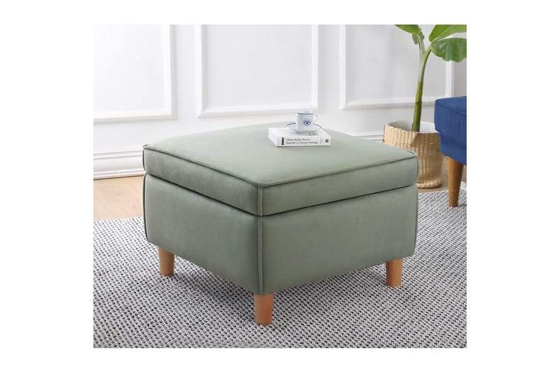 Sufian Fotskammel 63 cm - Grön - Møbler - Stoler & lenestoler - Krakk - Fotskammel