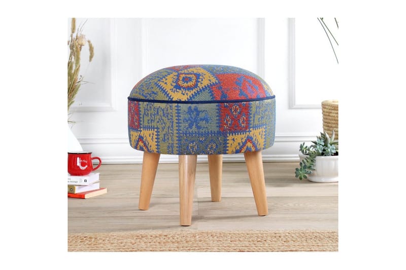 Sufian Saccosekk Utendørs 45 cm - Blå - Møbler - Stoler & lenestoler - Krakk - Puff