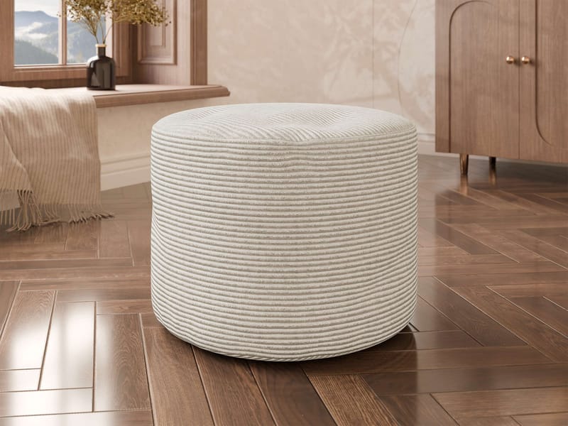 Teylor Sittepuff 55 cm - Beige - Møbler - Stoler & lenestoler - Krakk - Puff