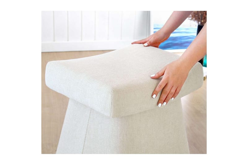 Thyrosin Sittepuff Utomhus 38 cm - Krem - Møbler - Stoler & lenestoler - Krakk - Puff