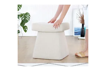 Thyrosin Sittepuff Utomhus 38 cm - Krem - Møbler - Stoler & lenestoler - Krakk - Puff