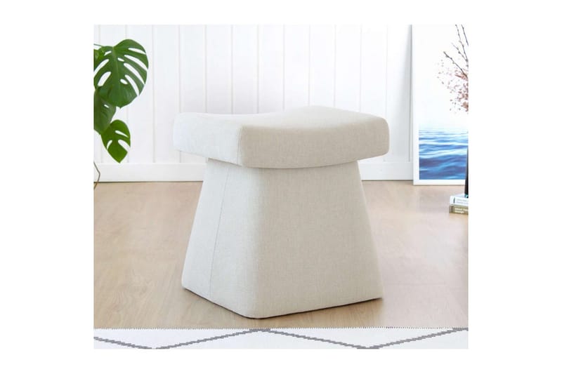 Thyrosin Sittepuff Utomhus 38 cm - Krem - Møbler - Stoler & lenestoler - Krakk - Puff