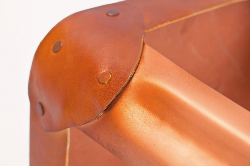 Torquilla Krakk 4-Pack - Kobber/Lær - Møbler - Stoler & lenestoler - Krakk