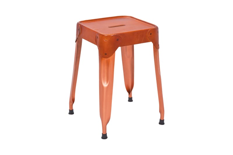 Torquilla Krakk 4-Pack - Kobber/Lær - Møbler - Stoler & lenestoler - Krakk
