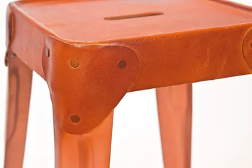 Torquilla Krakk 4-Pack - Kobber/Lær - Møbler - Stoler & lenestoler - Krakk