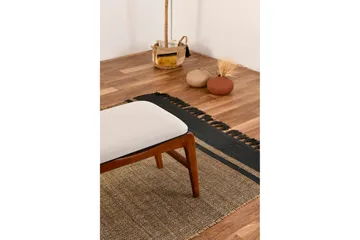 Touch Sittekrakk 120 cm - Valnøtt/Cream - Møbler - Stoler & lenestoler - Krakk - Fotskammel - Sovbar fotskammel