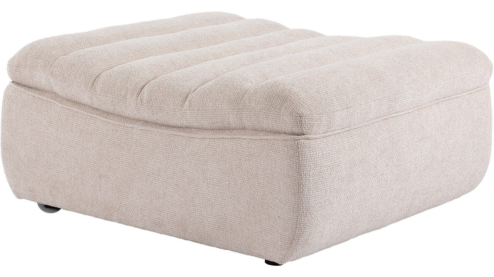Valdoro fotskammel i stoff 120 cm - Beige