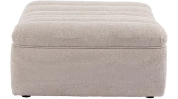 Valdoro fotskammel i stoff 120 cm - Beige - Møbler - Stoler & lenestoler - Krakk - Fotskammel