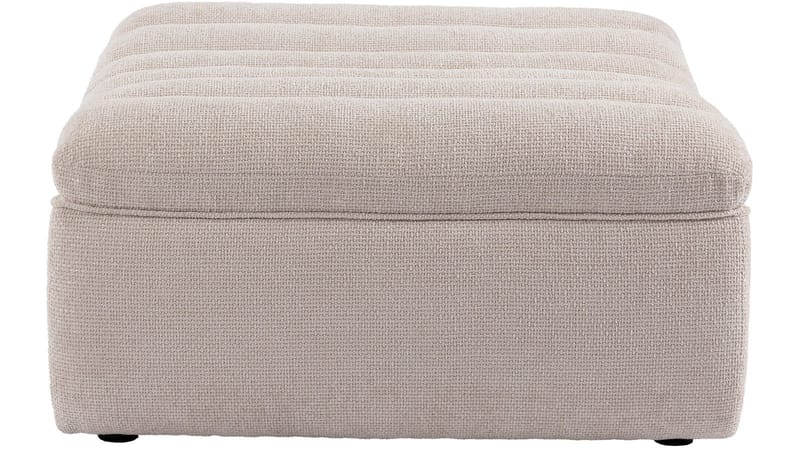 Valdoro fotskammel i stoff 120 cm - Beige - Møbler - Stoler & lenestoler - Krakk - Fotskammel