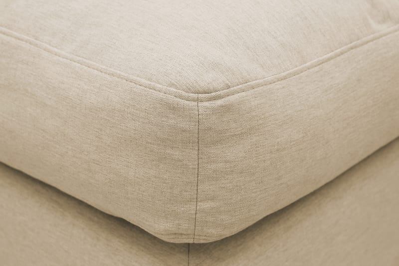Valencia fotskammel med avtakbart og vaskbart trekk - Beige - Møbler - Stoler & lenestoler - Krakk - Fotskammel