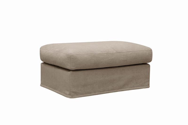 Valencia fotskammel med avtakbart og vaskbart trekk - Brun - Møbler - Stoler & lenestoler - Krakk - Fotskammel