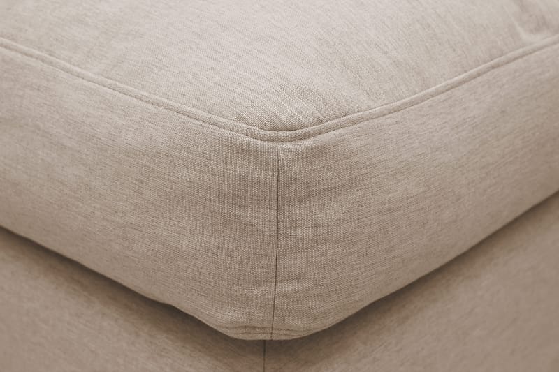 Valencia fotskammel med avtakbart og vaskbart trekk - Lysebrun - Møbler - Stoler & lenestoler - Krakk - Fotskammel