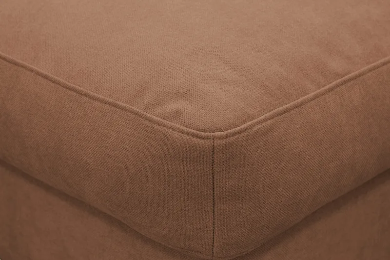 Valencia fotskammel med avtakbart og vaskbart trekk - Rustbrun - Møbler - Stoler & lenestoler - Krakk - Fotskammel