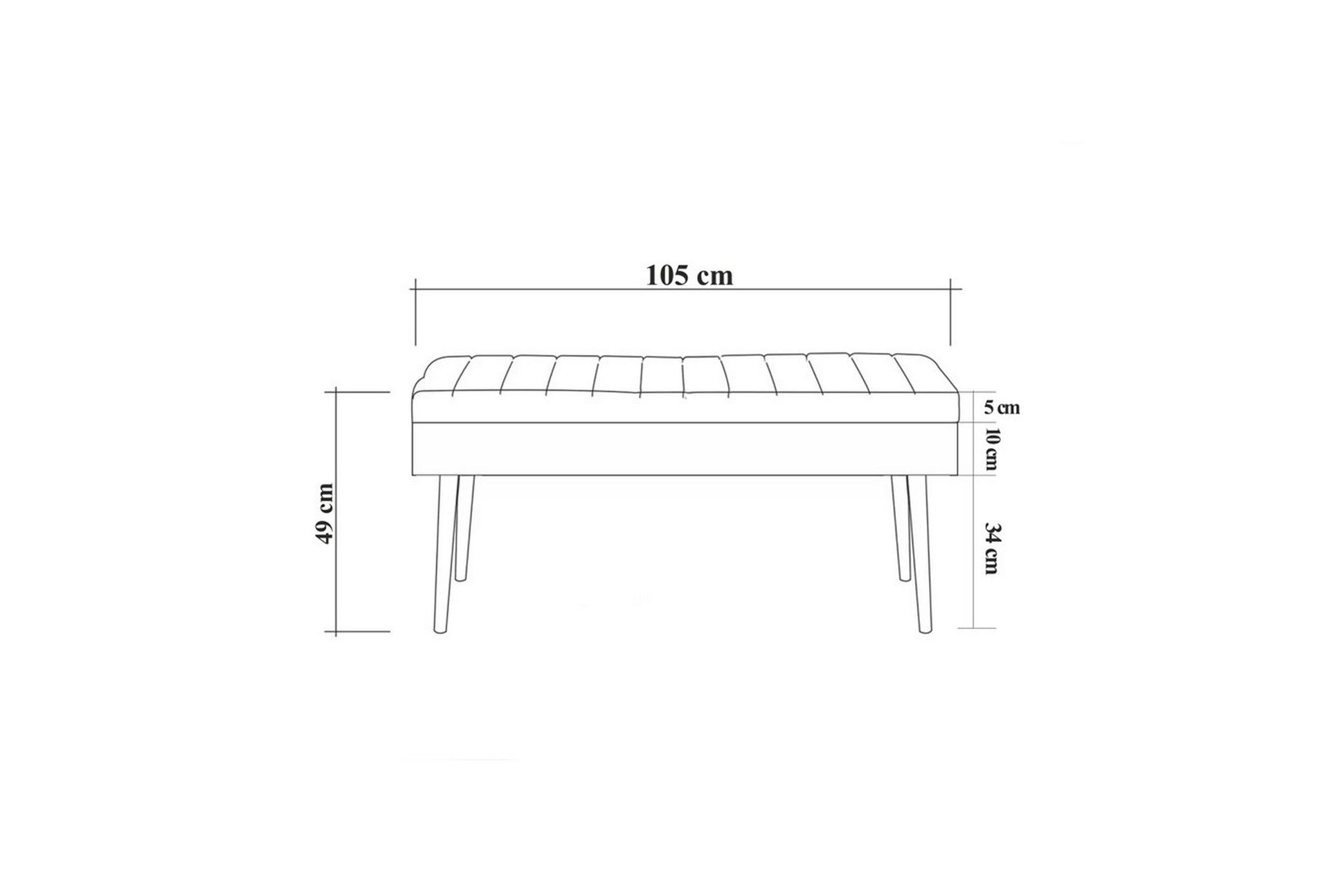Valsot Sittekrakk 90 cm - Brun - Møbler - Stoler & lenestoler - Krakk
