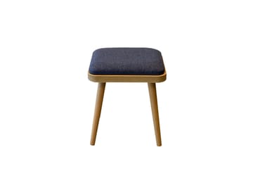 Valsot Sittepuff 40 cm - Eik/Mørk blå - Møbler - Stoler & lenestoler - Krakk - Puff