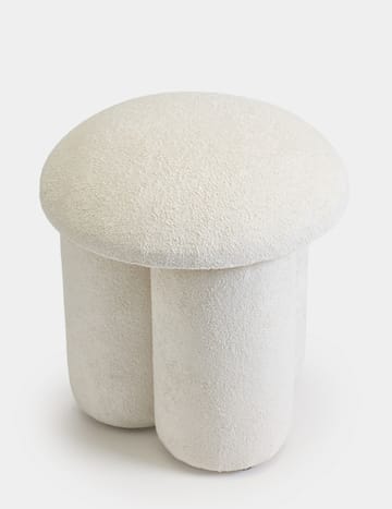 Vynor sittepuff 45 cm rund - Hvit - Møbler - Stoler & lenestoler - Krakk - Puff