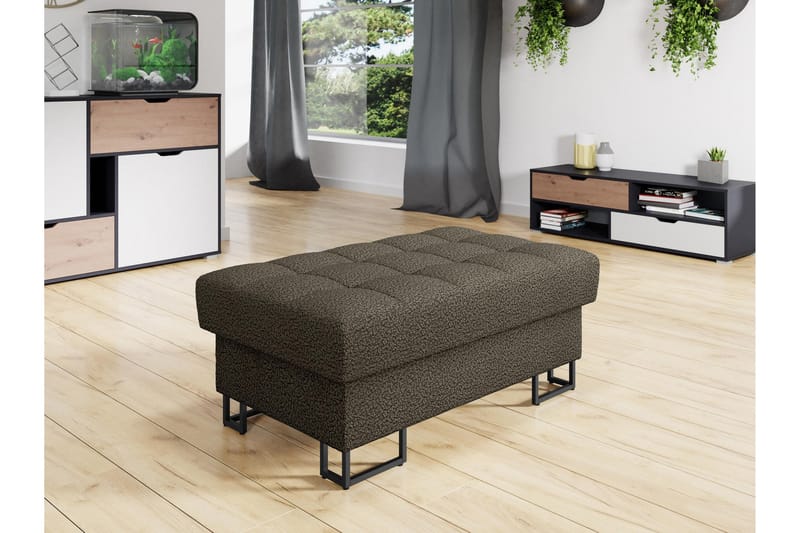 Warwick Fotpall 67 cm - Brun - Møbler - Stoler & lenestoler - Krakk - Fotskammel