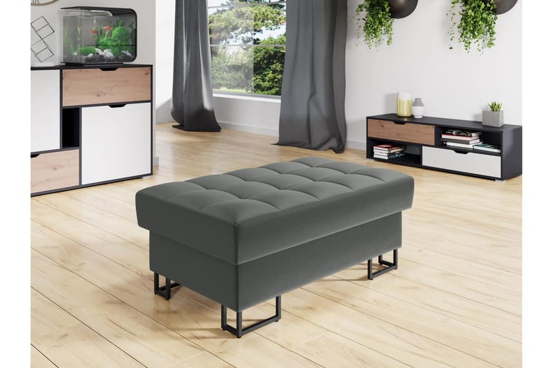 Warwick Puff - Grå - Møbler - Stoler & lenestoler - Krakk - Puff