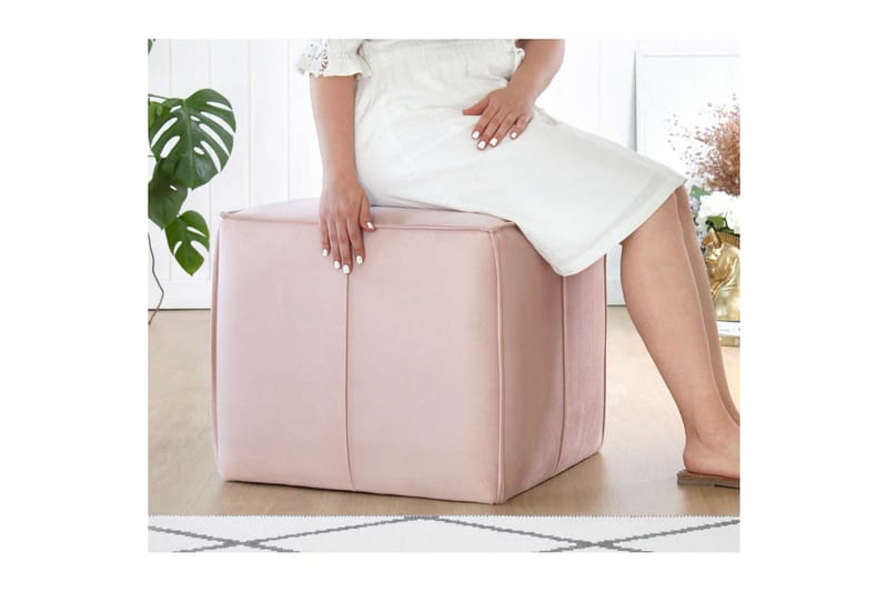 Zyra Sittepuff Utomhus 52 cm - Rosa - Møbler - Stoler & lenestoler - Krakk - Puff