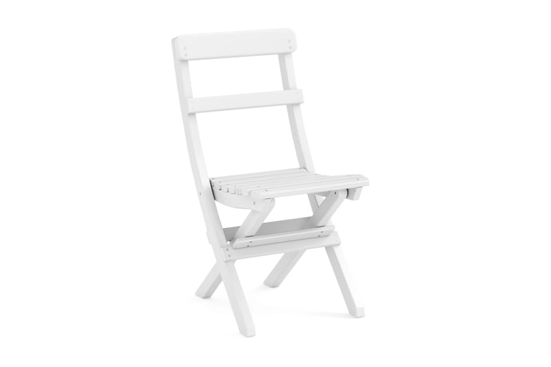 Landet Sammenleggbar Stol Utendørs - Hvit - Møbler - Stoler & lenestoler - Klappstol & stablingsbare stoler