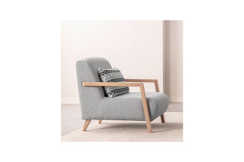 Latrona Lenestol - Grå - Møbler - Stoler & lenestoler - Lenestoler