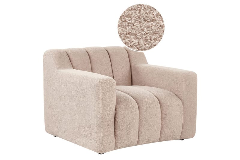 Lenestol Agerup - Beige - Møbler - Stoler & lenestoler - Lenestoler