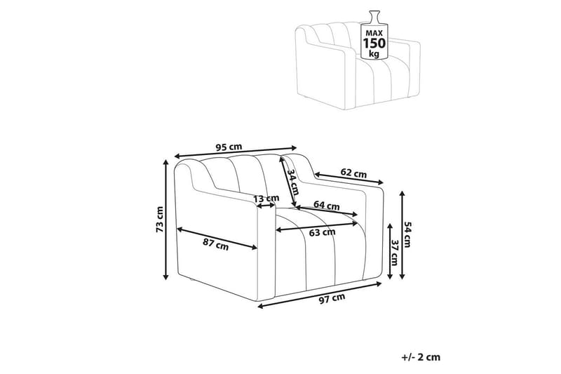 Lenestol Agerup - Grønn - Møbler - Stoler & lenestoler - Lenestoler