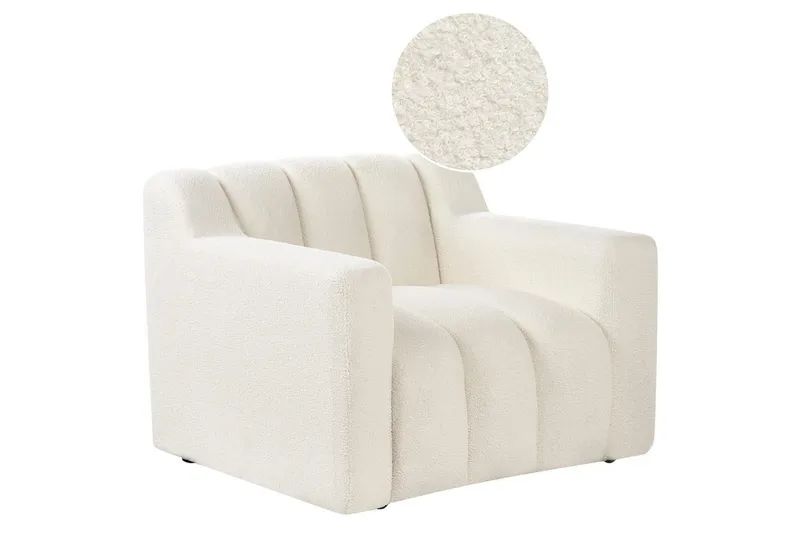 Lenestol Agerup - Hvit - Møbler - Stoler & lenestoler - Lenestoler