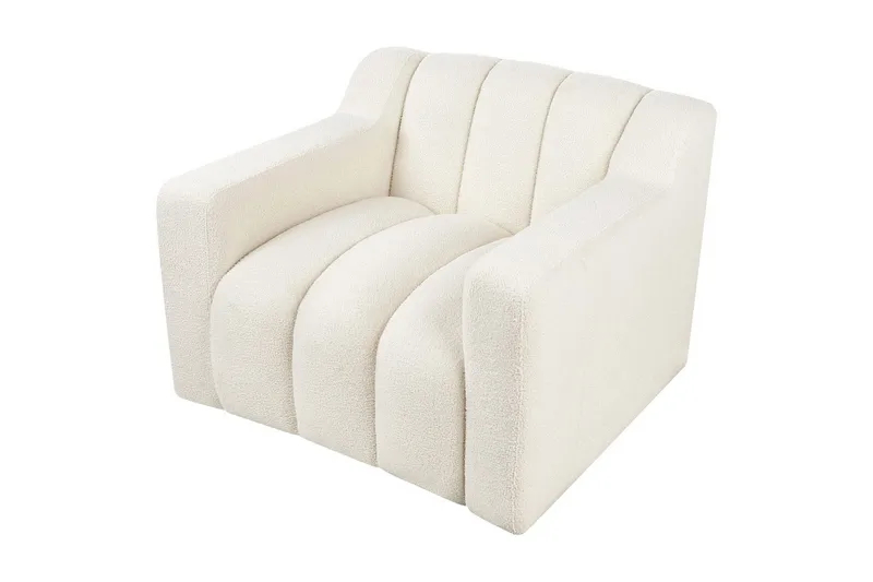 Lenestol Agerup - Hvit - Møbler - Stoler & lenestoler - Lenestoler