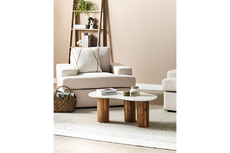 Lenestol Alla sett om 2 Beige - Beige - Møbler - Stoler & lenestoler - Lenestoler