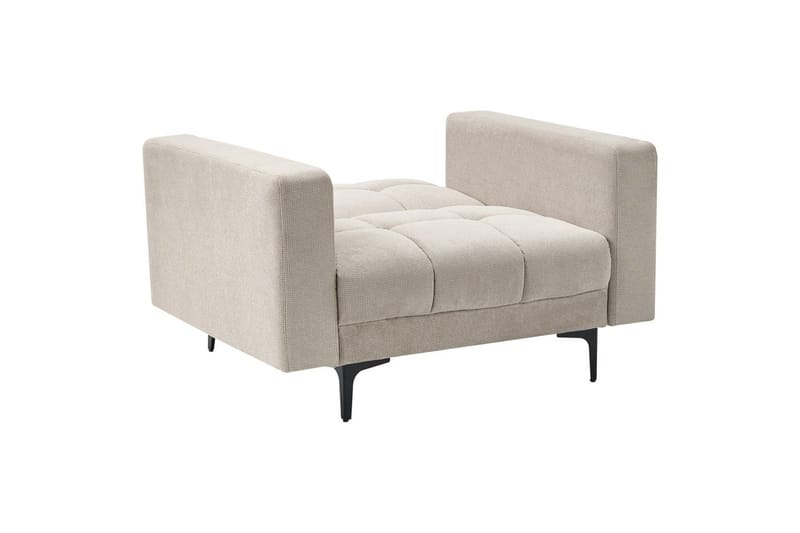 Lenestol Alnes Beige/svart - Beige/svart - Møbler - Stoler & lenestoler - Lenestoler