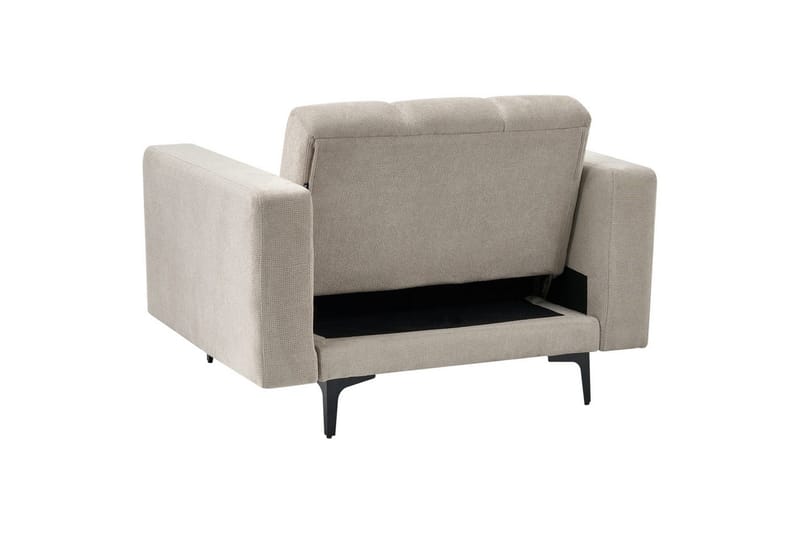 Lenestol Alnes Beige/svart - Beige/svart - Møbler - Stoler & lenestoler - Lenestoler