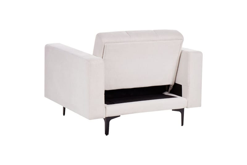 Lenestol Alnes Off-white/Svart - Off-white/Svart - Møbler - Stoler & lenestoler - Lenestoler