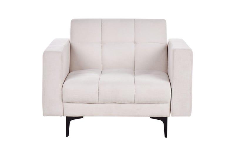 Lenestol Alnes Off-white/Svart - Off-white/Svart - Møbler - Stoler & lenestoler - Lenestoler