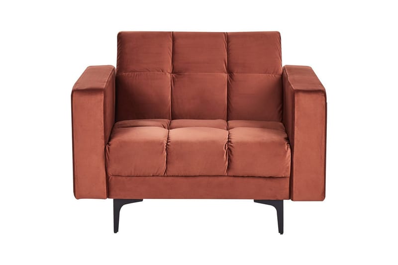 Lenestol Alnes Rød/Svart - Rød/Svart - Møbler - Stoler & lenestoler - Lenestoler