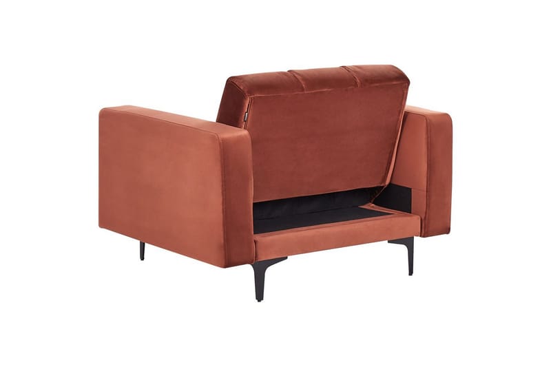 Lenestol Alnes Rød/Svart - Rød/Svart - Møbler - Stoler & lenestoler - Lenestoler