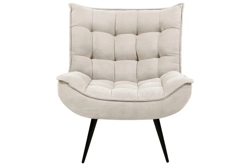 Lenestol Alvesta - Beige, svart - Møbler - Stoler & lenestoler - Lenestoler