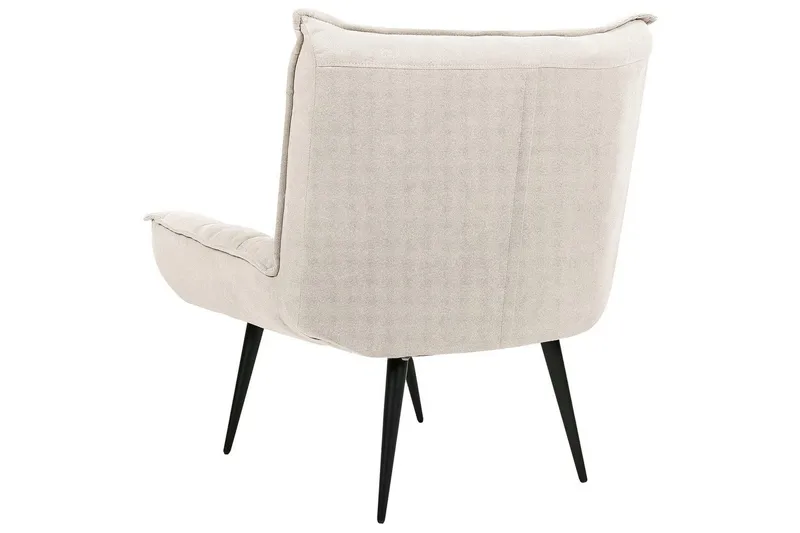 Lenestol Alvesta - Beige, svart - Møbler - Stoler & lenestoler - Lenestoler