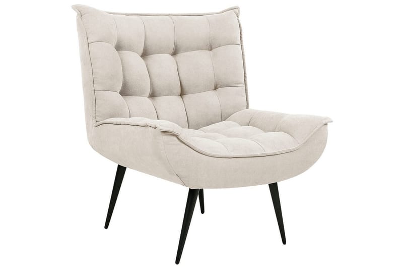 Lenestol Alvesta - Beige, svart - Møbler - Stoler & lenestoler - Lenestoler