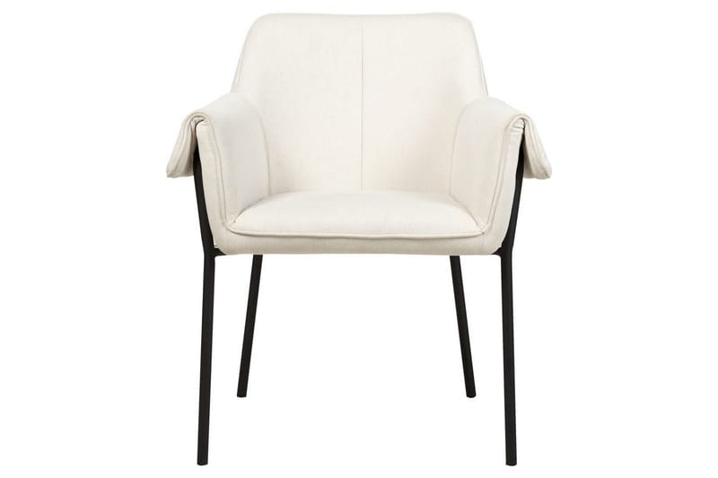 Lenestol Arla - Kremhvit, Svart - Møbler - Stoler & lenestoler - Lenestoler