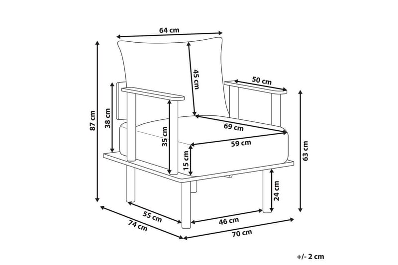 Lenestol Asker - Grønt, lyst treverk - Møbler - Stoler & lenestoler - Lenestoler