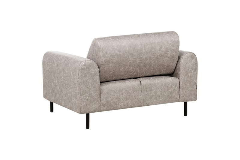 Lenestol Askim - Lysegrå, svart/Polyester - Møbler - Stoler & lenestoler - Lenestoler