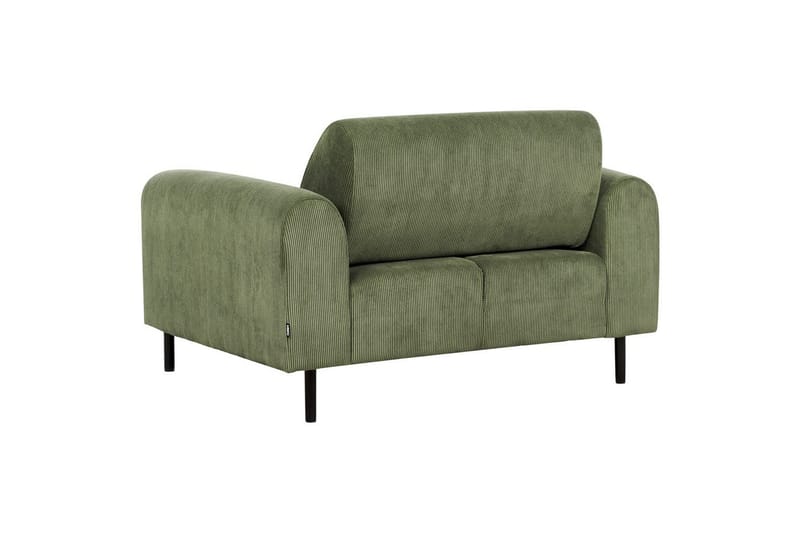 Lenestol Askim - Olivengrønn, Svart/Mansjetterstoff - Møbler - Stoler & lenestoler - Lenestoler