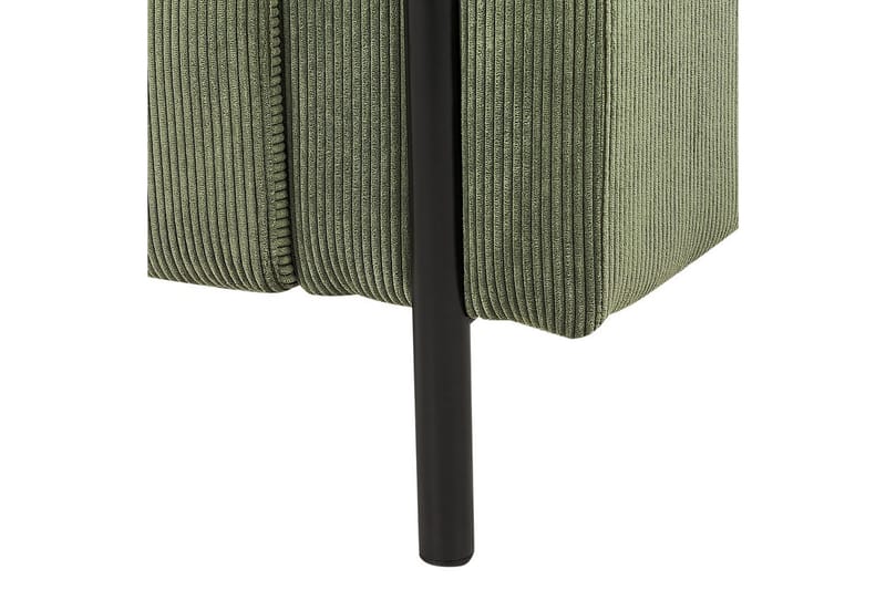 Lenestol Askim - Olivengrønn, Svart/Mansjetterstoff - Møbler - Stoler & lenestoler - Lenestoler