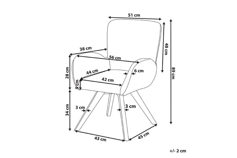 Lenestol Bjarn - Hvit - Møbler - Stoler & lenestoler - Lenestoler